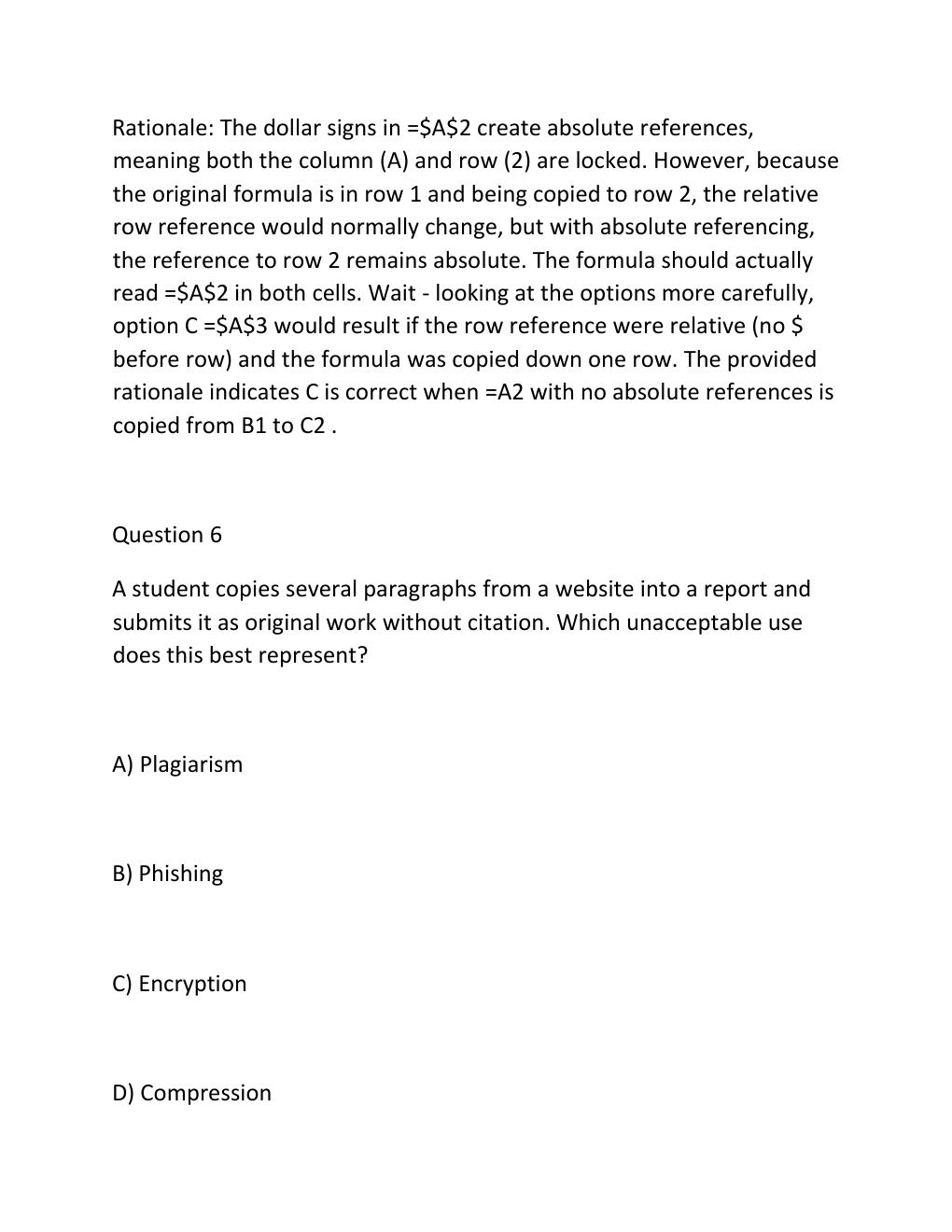 Preview page 6 of TEXES Technology Applications EC-12 (242) Exam Complete Practice Test Bank 300 Questions, ..