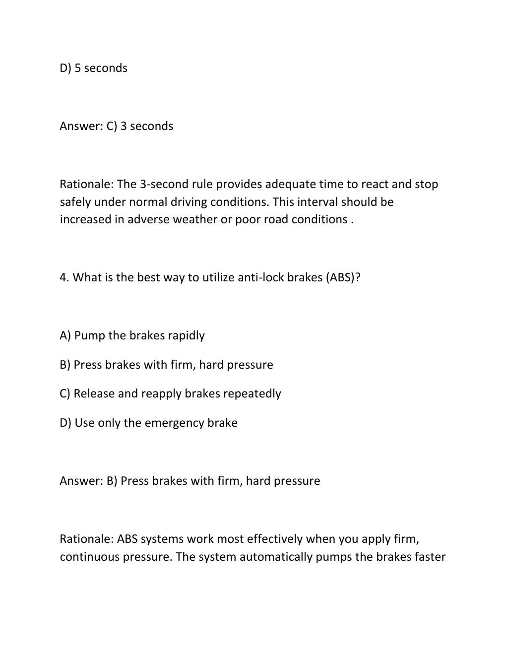 Preview page 3 of TRAFFICSCHOOL.COM FINAL EXAM Complete Practice Test Bank 300 Exam-Style Questions