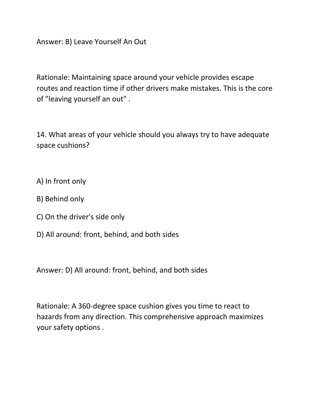 Preview page 10 of TRAFFICSCHOOL.COM FINAL EXAM Complete Practice Test Bank 300 Exam-Style Questions
