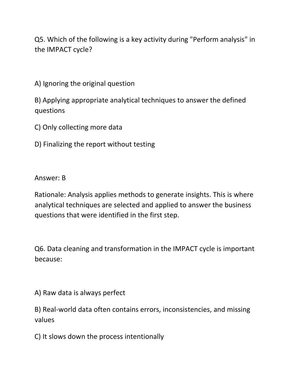 Preview page 4 of WGU D522 EXAM – DATA ANALYTICS FOR ACCOUNTANTS 1 Complete Objective Assessment (OA) ..