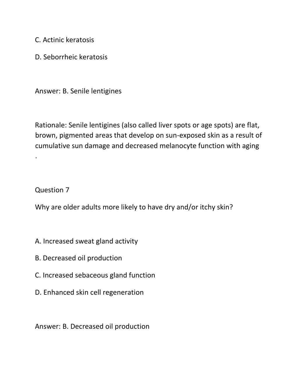 Preview page 6 of 2026 GERONTOLOGY HESI PRACTICE QUESTIONS Complete Practice Test Bank
