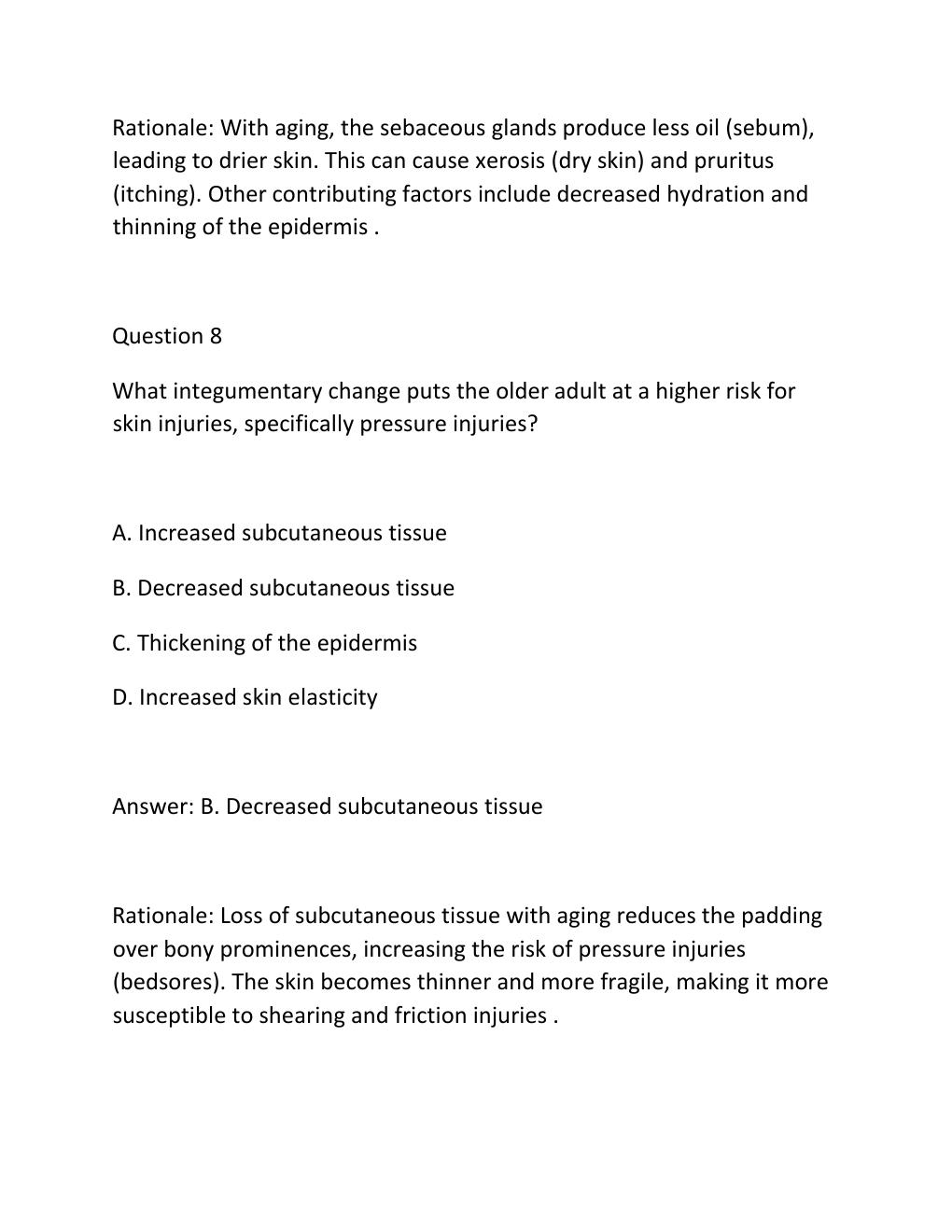 Preview page 7 of 2026 GERONTOLOGY HESI PRACTICE QUESTIONS Complete Practice Test Bank