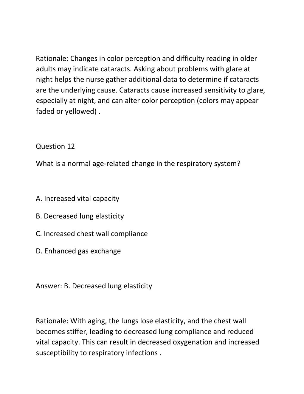 Preview page 10 of 2026 GERONTOLOGY HESI PRACTICE QUESTIONS Complete Practice Test Bank