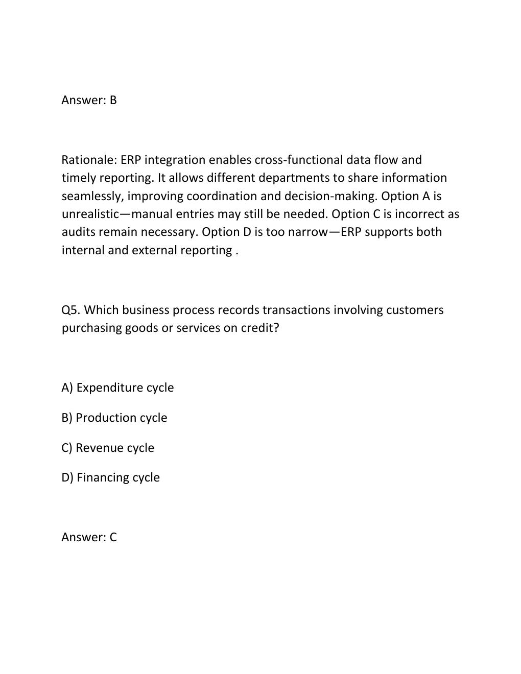 Preview page 4 of WGU D561 Information Systems for Accounting and Control Objective Assessment
