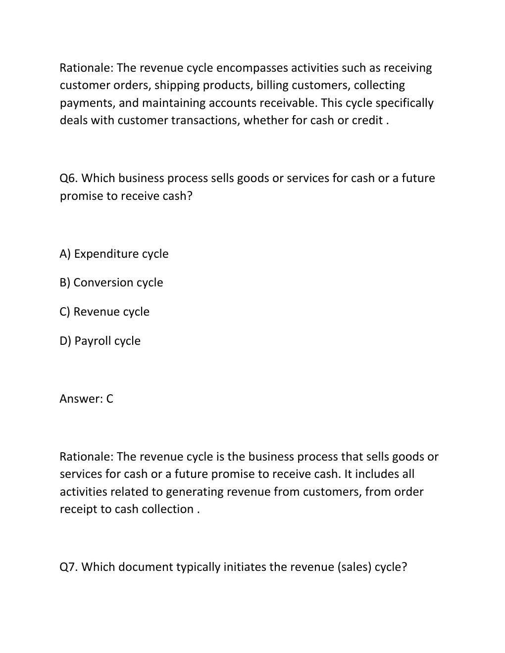 Preview page 5 of WGU D561 Information Systems for Accounting and Control Objective Assessment