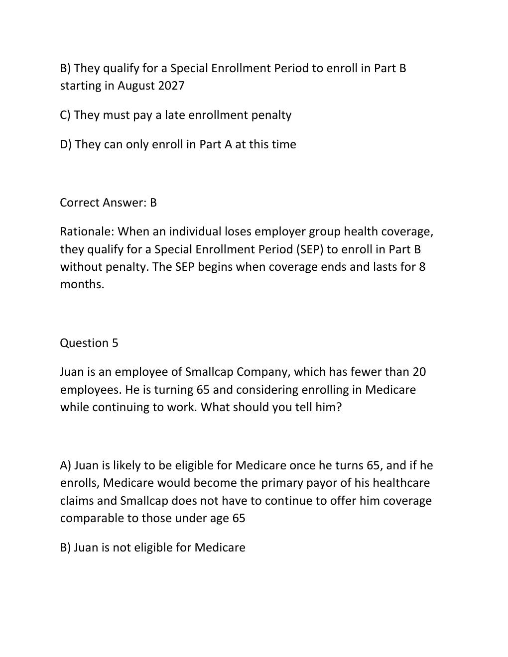 Preview page 4 of AHIP FINAL EXAM 2027 — COMPLETE PRACTICE TEST BANK Medicare Training & Certification —..