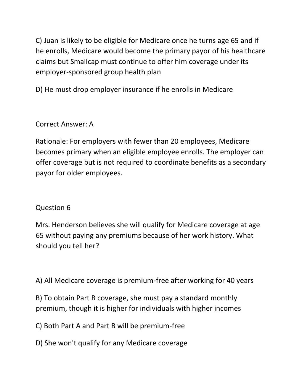 Preview page 5 of AHIP FINAL EXAM 2027 — COMPLETE PRACTICE TEST BANK Medicare Training & Certification —..