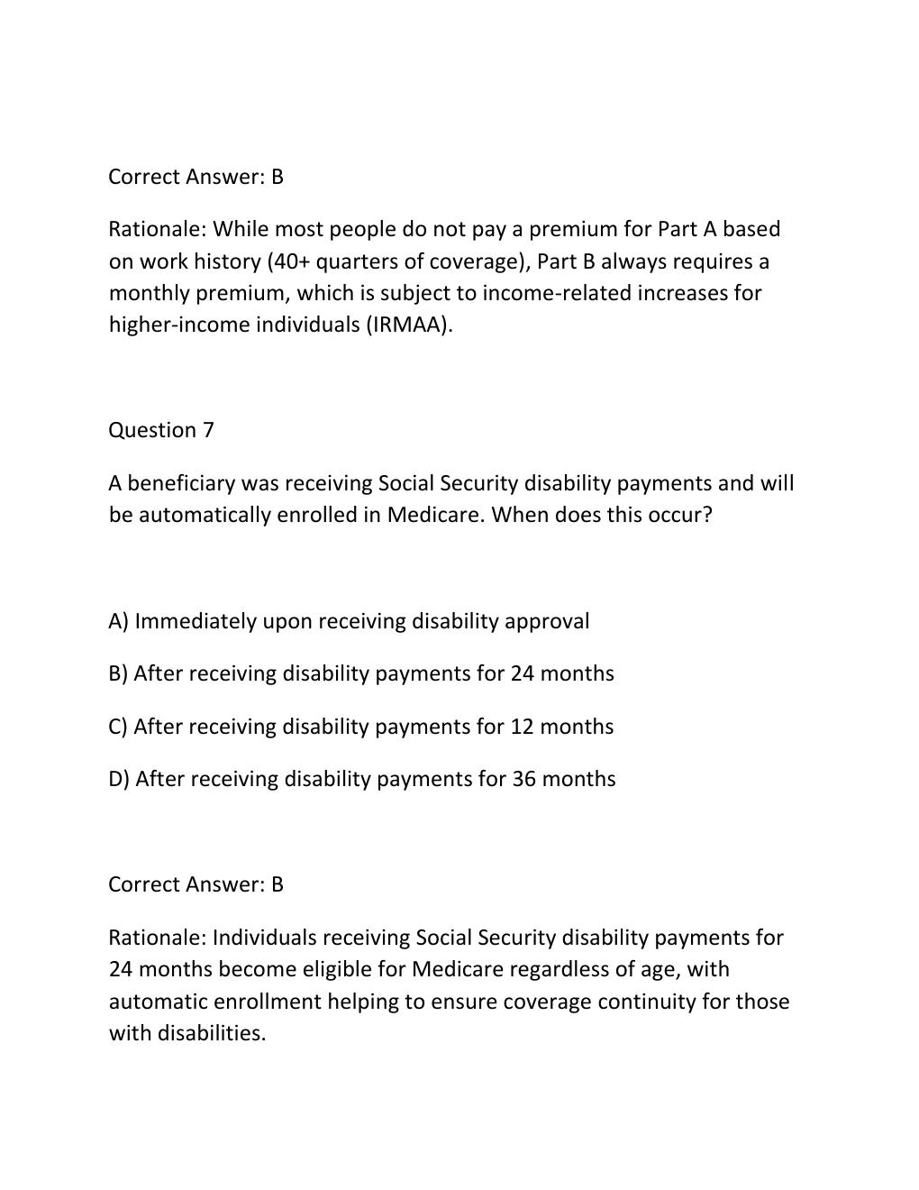 Preview page 6 of AHIP FINAL EXAM 2027 — COMPLETE PRACTICE TEST BANK Medicare Training & Certification —..