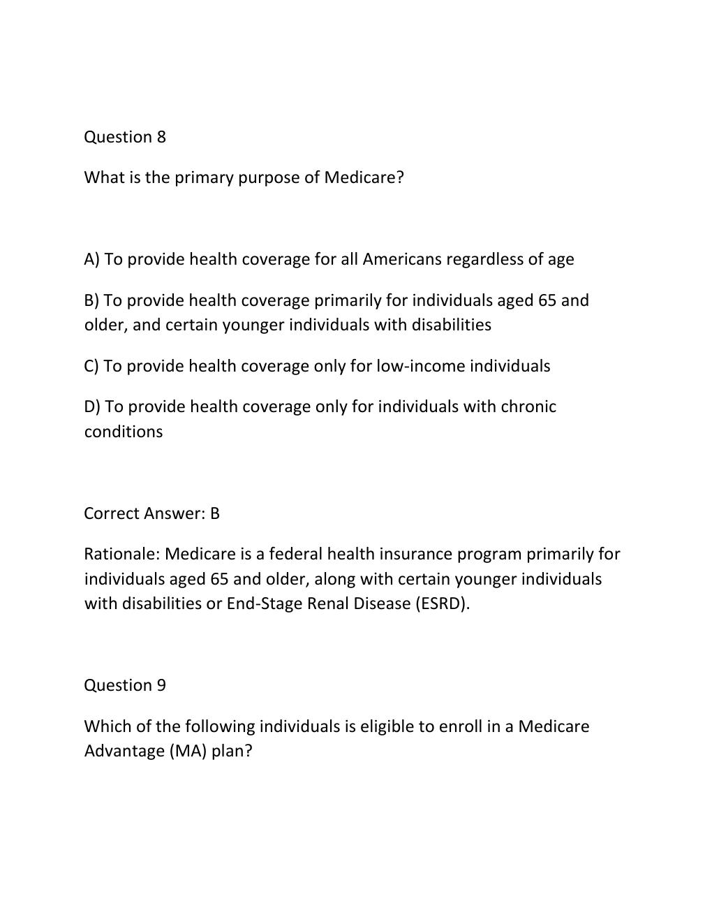 Preview page 7 of AHIP FINAL EXAM 2027 — COMPLETE PRACTICE TEST BANK Medicare Training & Certification —..
