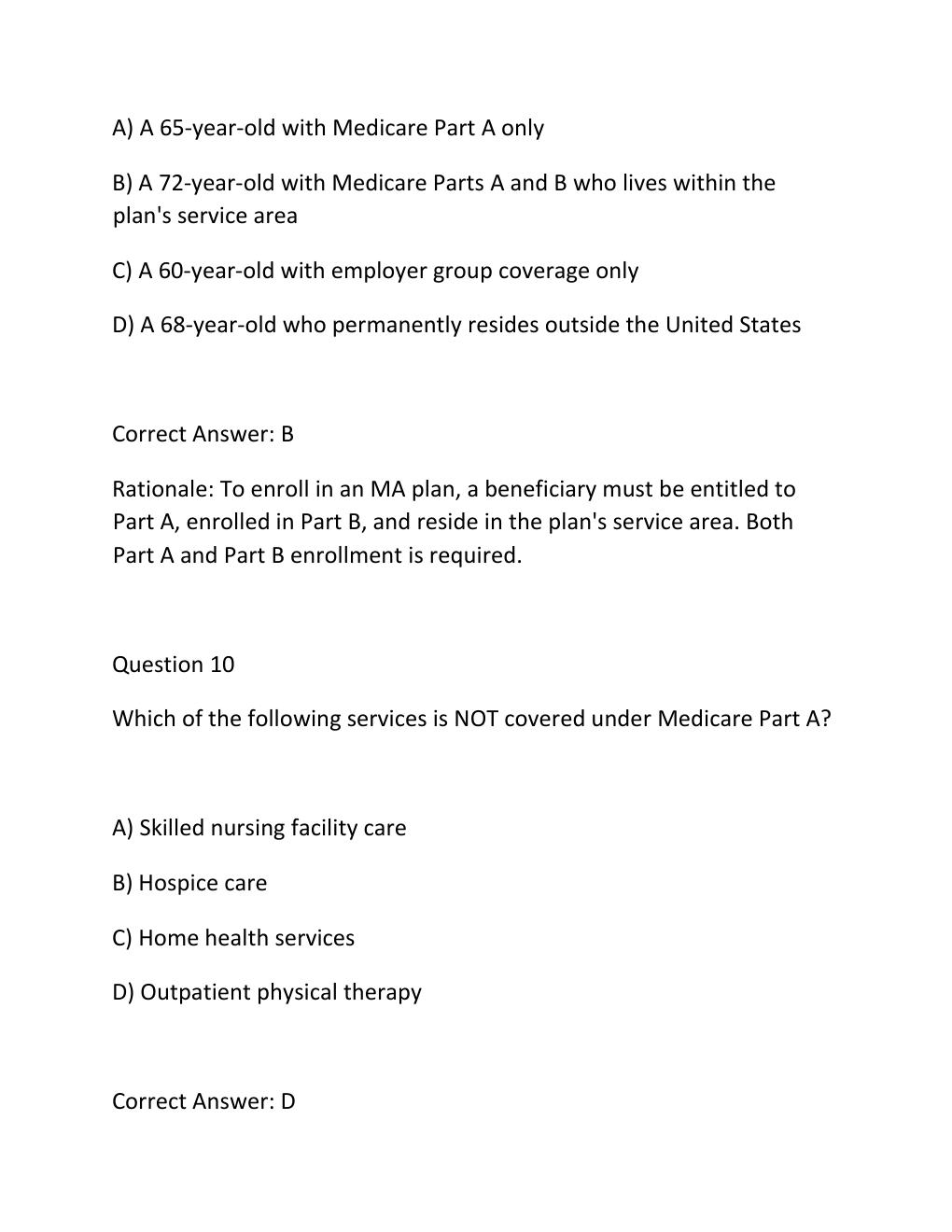 Preview page 8 of AHIP FINAL EXAM 2027 — COMPLETE PRACTICE TEST BANK Medicare Training & Certification —..