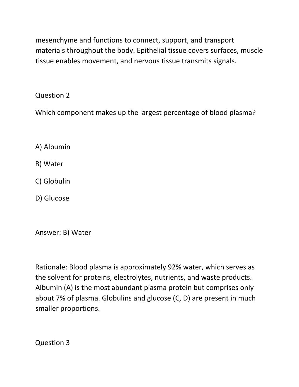Preview page 2 of BIOL 252 Human Anatomy & Physiology II w-Lab – Module 2 Exam Review 300+