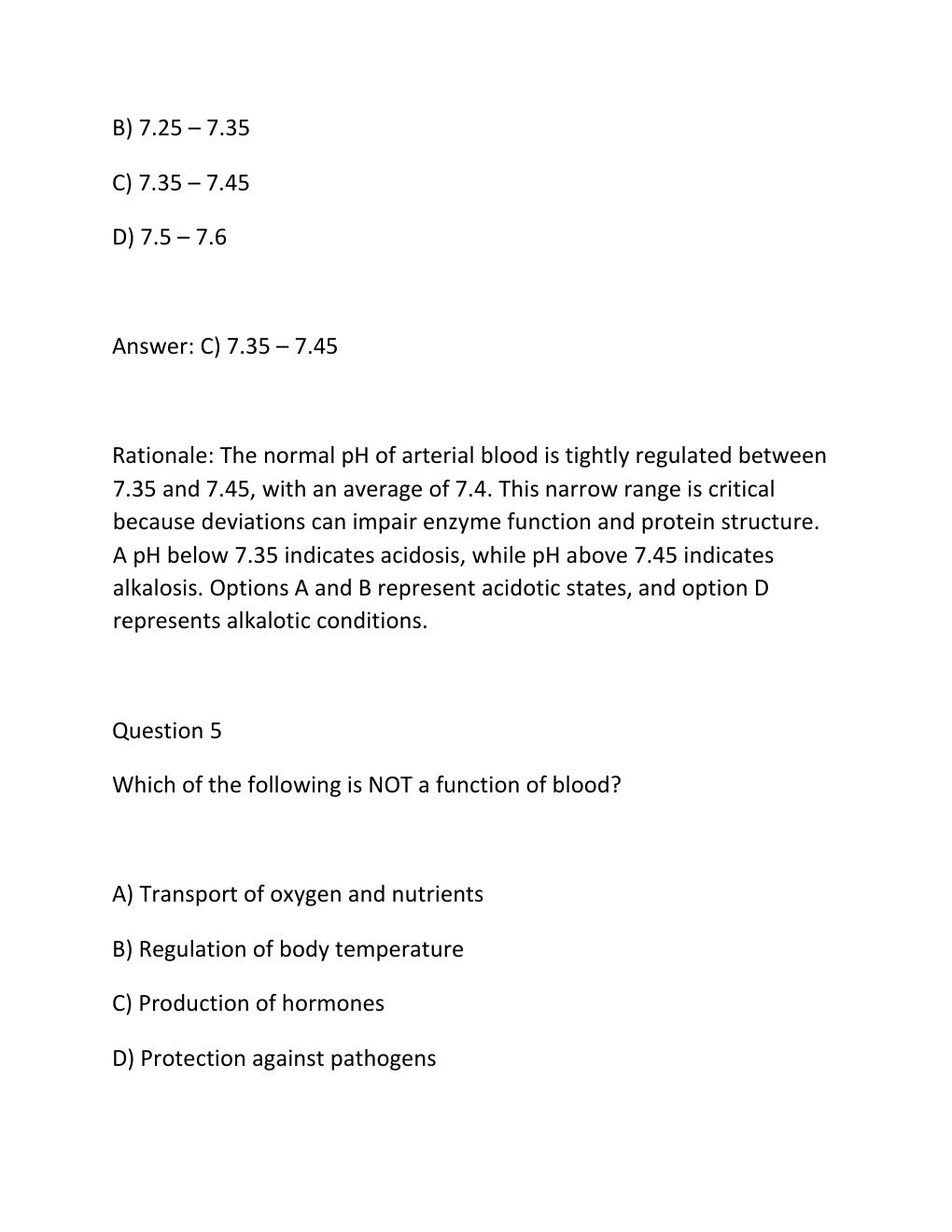 Preview page 4 of BIOL 252 Human Anatomy & Physiology II w-Lab – Module 2 Exam Review 300+