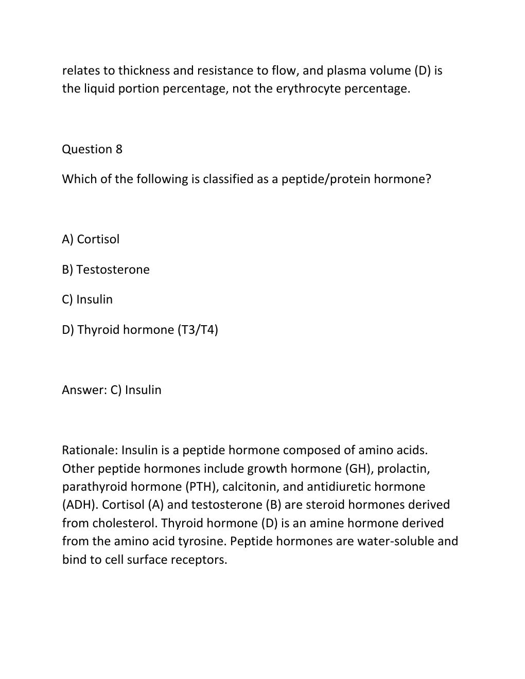 Preview page 7 of BIOL 252 Human Anatomy & Physiology II w-Lab – Module 2 Exam Review 300+