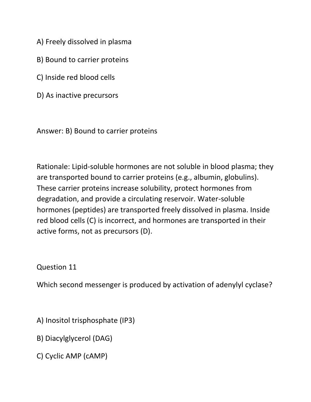 Preview page 9 of BIOL 252 Human Anatomy & Physiology II w-Lab – Module 2 Exam Review 300+