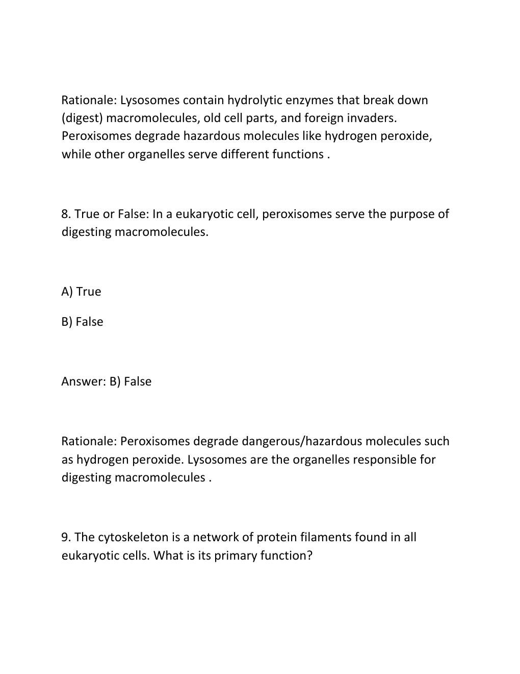 Preview page 6 of BIOCHEMISTRY LAB 1-9 REPORTS – PORTAGE LEARNING Complete Practice Test Bank