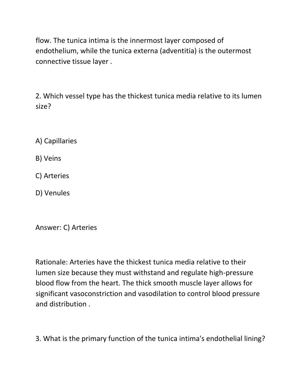 Preview page 2 of BIOL 252 HUMAN ANATOMY & PHYSIOLOGY II w-LAB  MODULE 3 EXAM REVIEW Portage Learning..