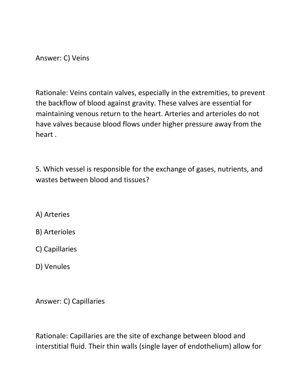 Preview page 4 of BIOL 252 HUMAN ANATOMY & PHYSIOLOGY II w-LAB  MODULE 3 EXAM REVIEW Portage Learning..