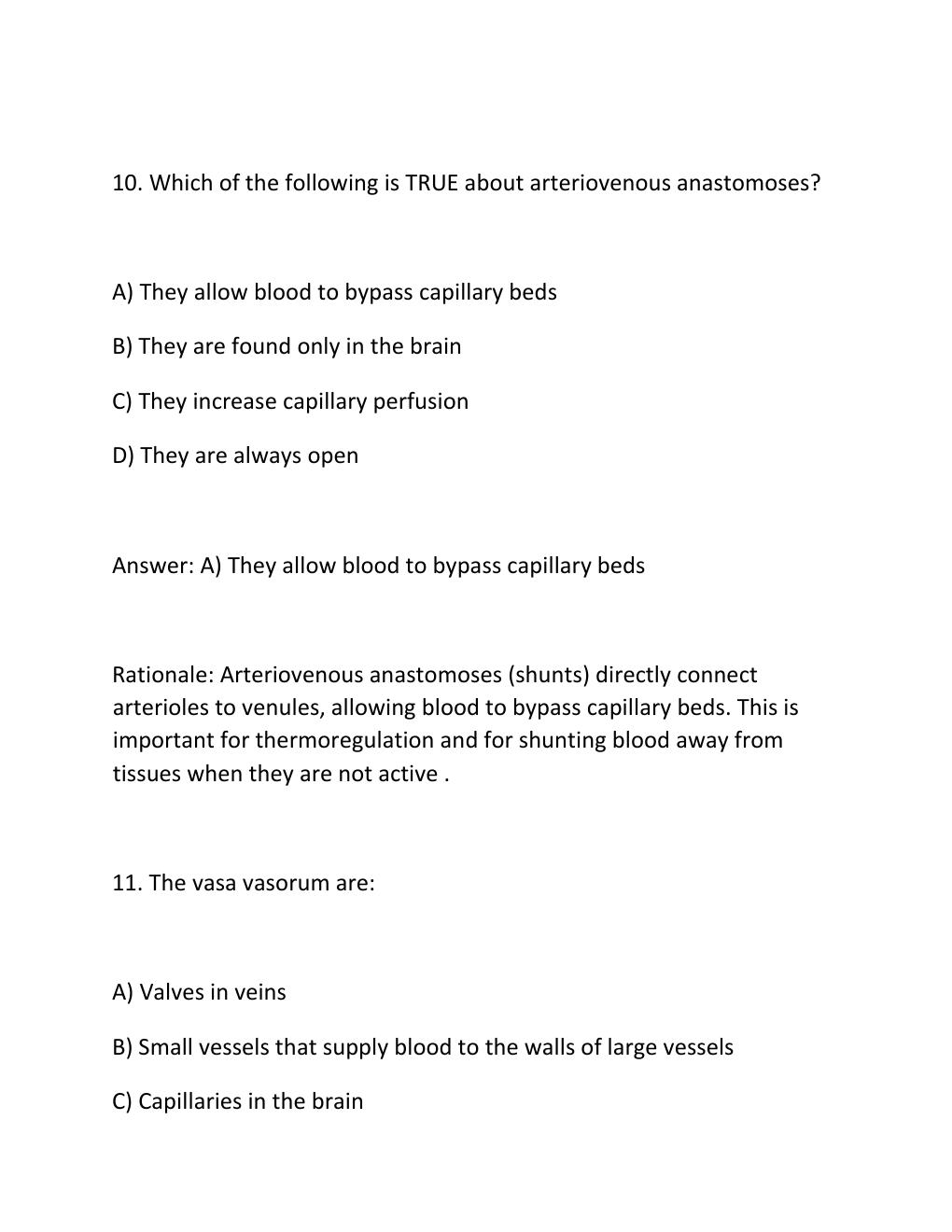 Preview page 8 of BIOL 252 HUMAN ANATOMY & PHYSIOLOGY II w-LAB  MODULE 3 EXAM REVIEW Portage Learning..