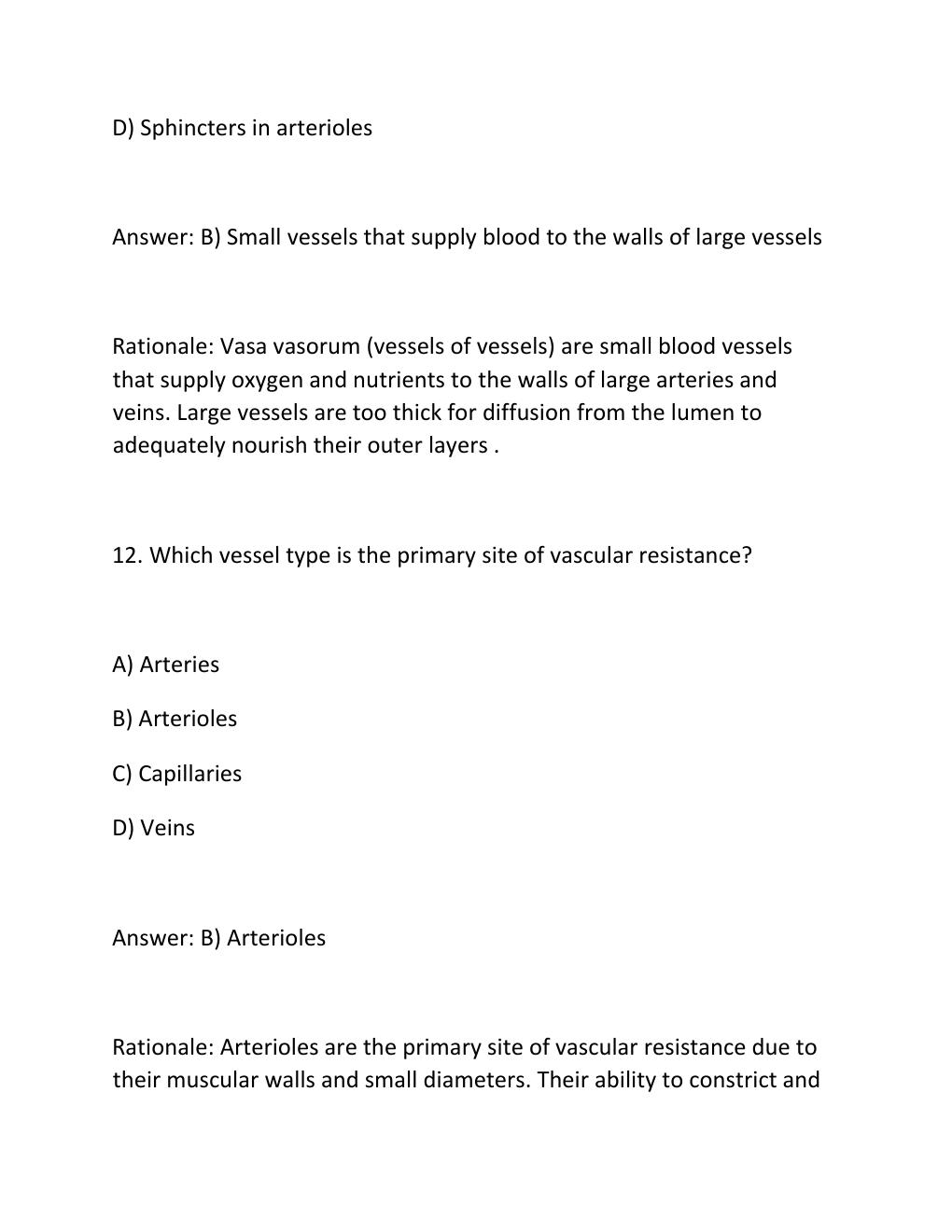 Preview page 9 of BIOL 252 HUMAN ANATOMY & PHYSIOLOGY II w-LAB  MODULE 3 EXAM REVIEW Portage Learning..