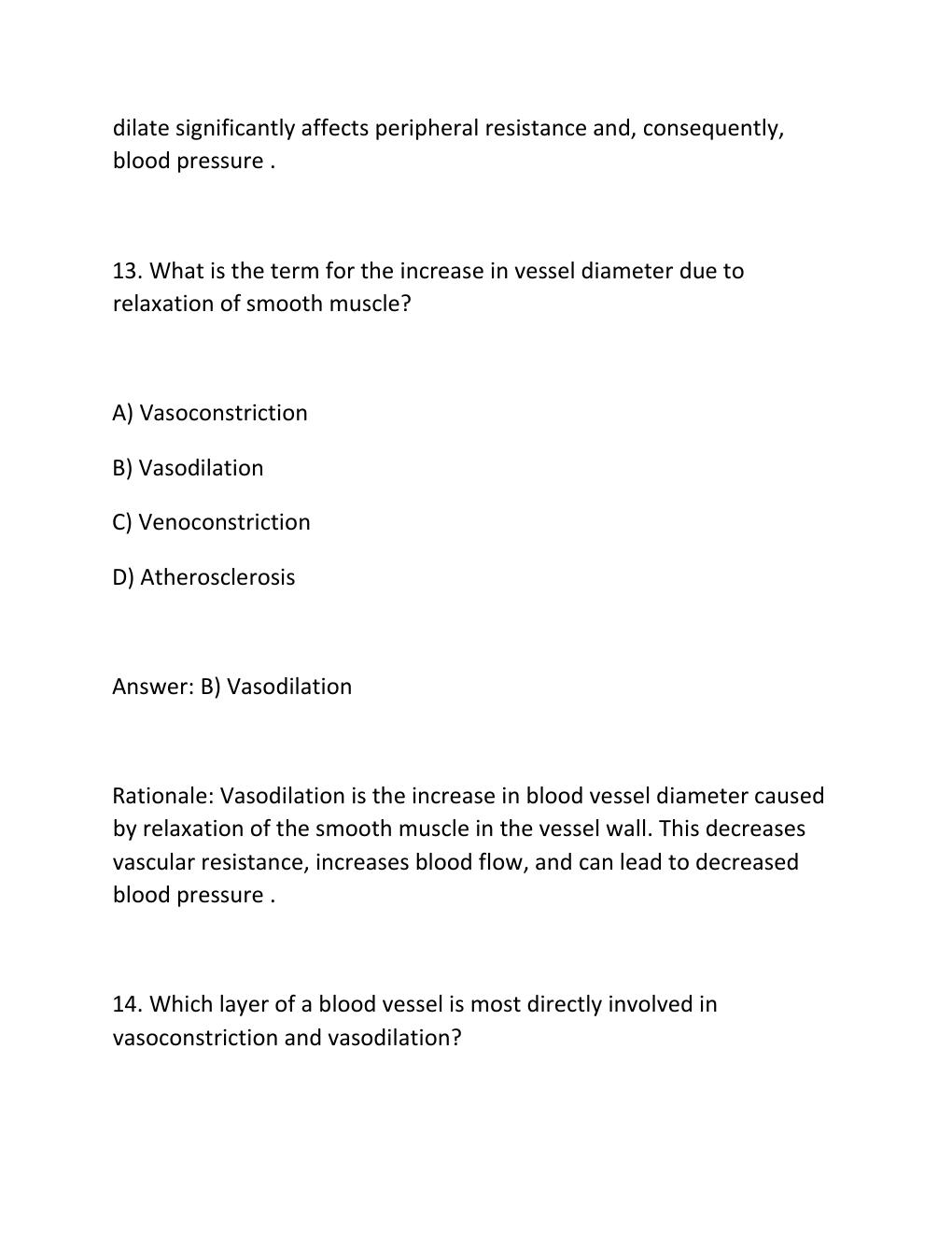 Preview page 10 of BIOL 252 HUMAN ANATOMY & PHYSIOLOGY II w-LAB  MODULE 3 EXAM REVIEW Portage Learning..