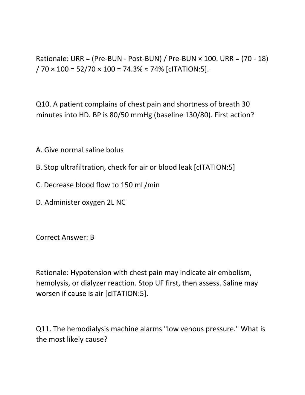 Preview page 8 of CDN Exam 2026 — Complete Test Bank with 200 Practice Questions & Rationales Exam Overview, E
