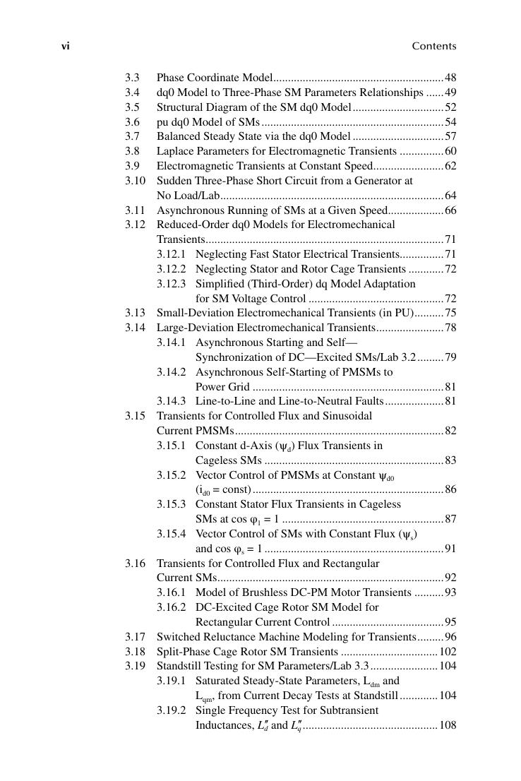 Preview page 7 of Electric Machines Transients, Control Principles, Finite Element Analysis, and Optimal Design with MATLAB® 2nd Edition B