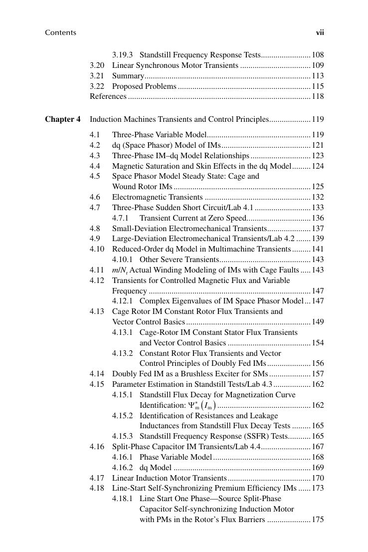Preview page 8 of Electric Machines Transients, Control Principles, Finite Element Analysis, and Optimal Design with MATLAB® 2nd Edition B