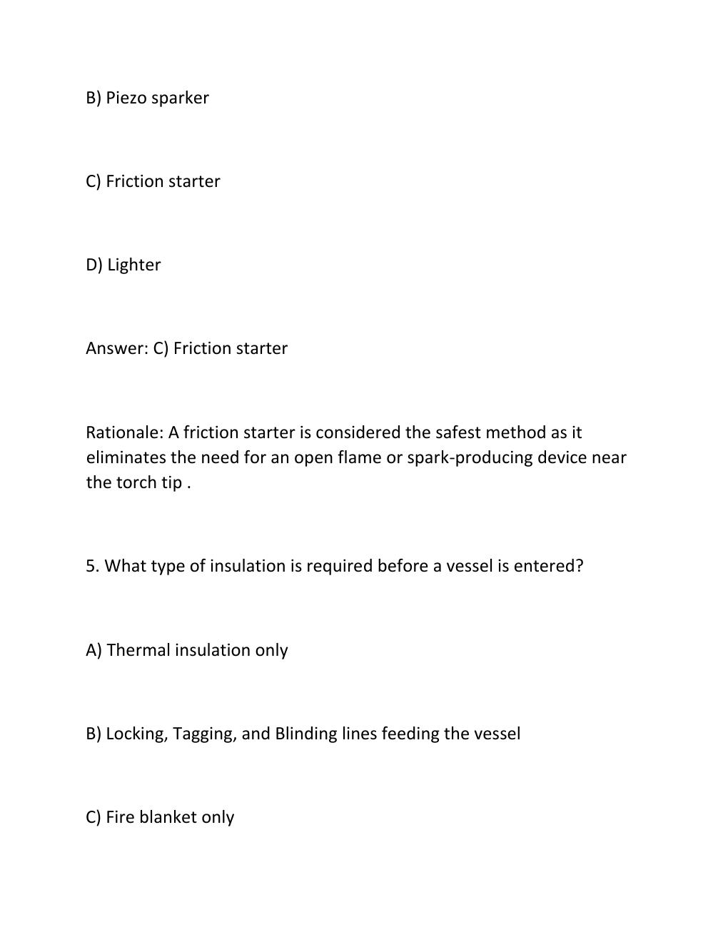 Preview page 4 of Boilermaker Maintenance NCCER Exam Complete Practice Test Bank 300 Exam