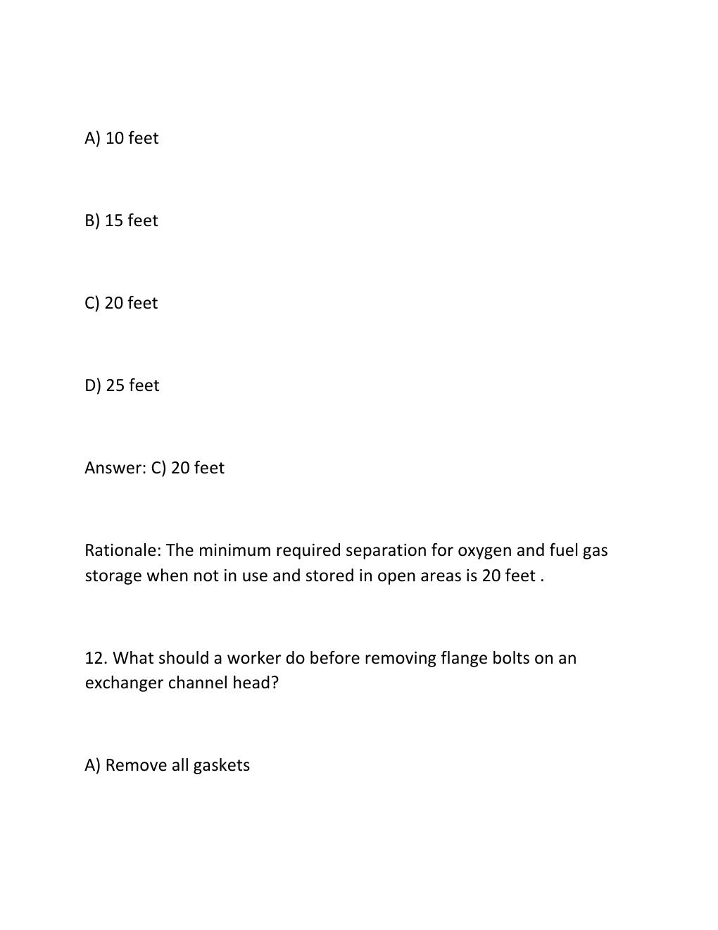 Preview page 10 of Boilermaker Maintenance NCCER Exam Complete Practice Test Bank 300 Exam
