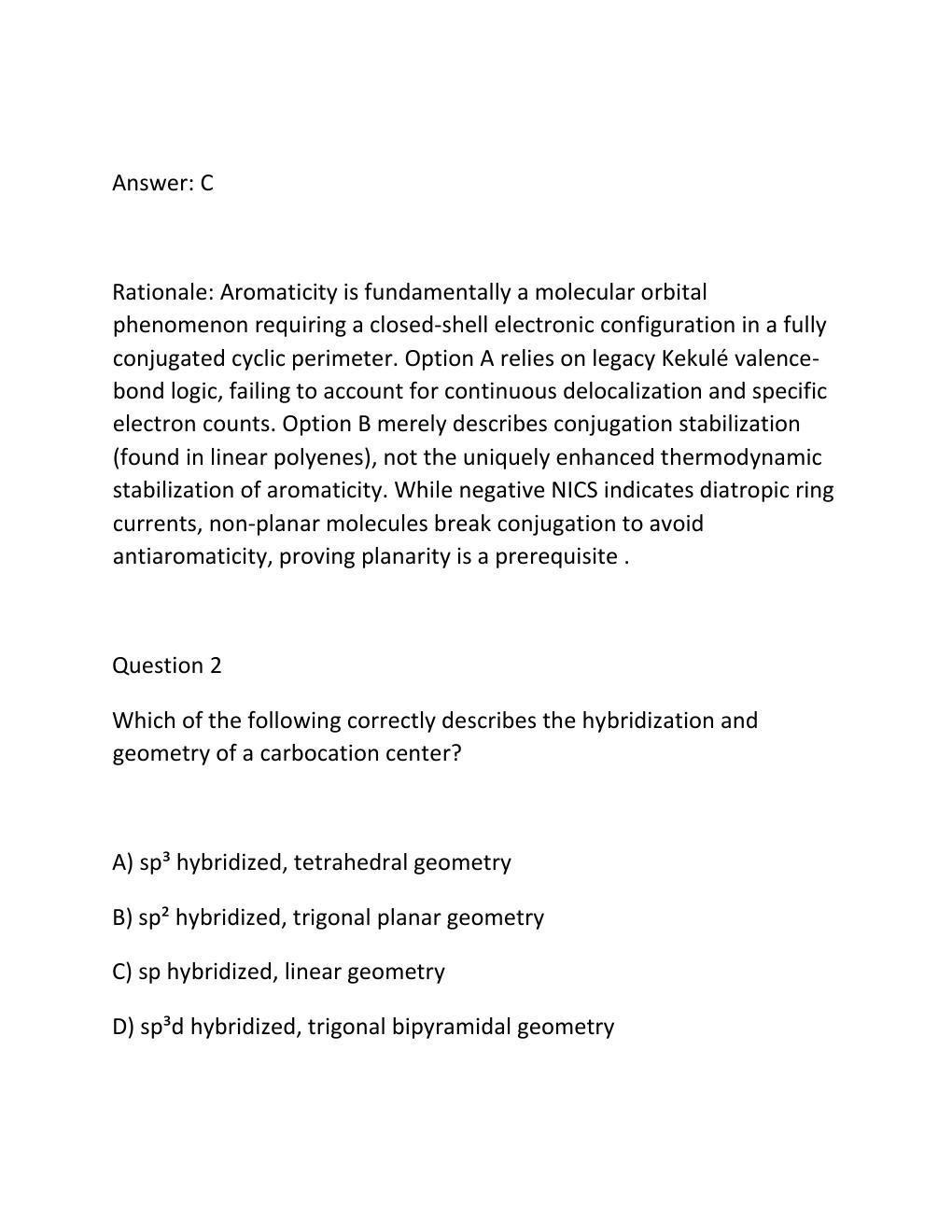 Preview page 2 of COMPLETE TEST BANK Advanced Organic Chemistry Part A Structure and Mechanisms
