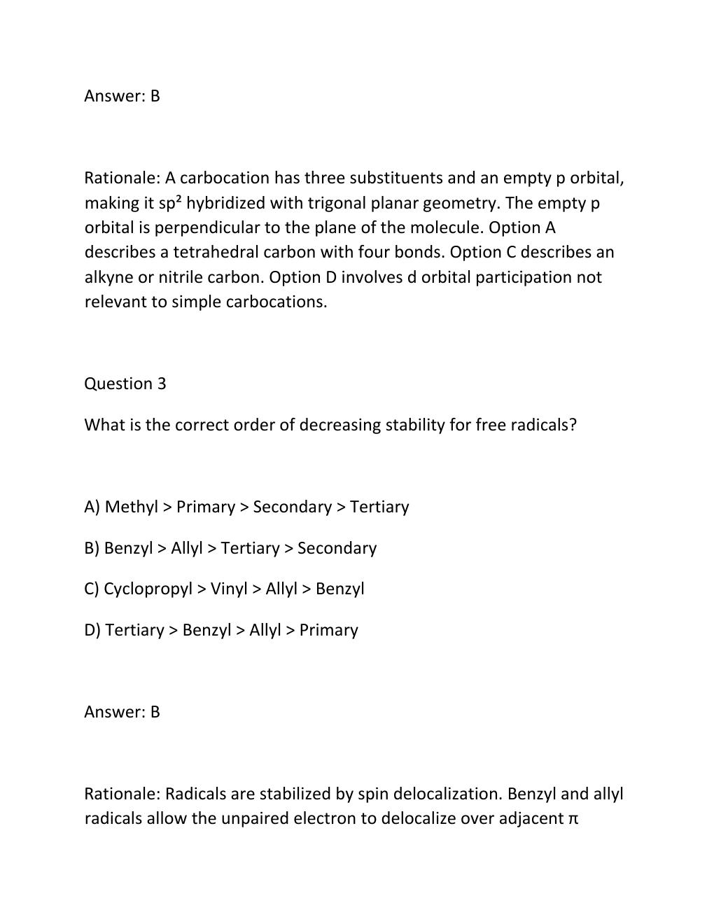 Preview page 3 of COMPLETE TEST BANK Advanced Organic Chemistry Part A Structure and Mechanisms
