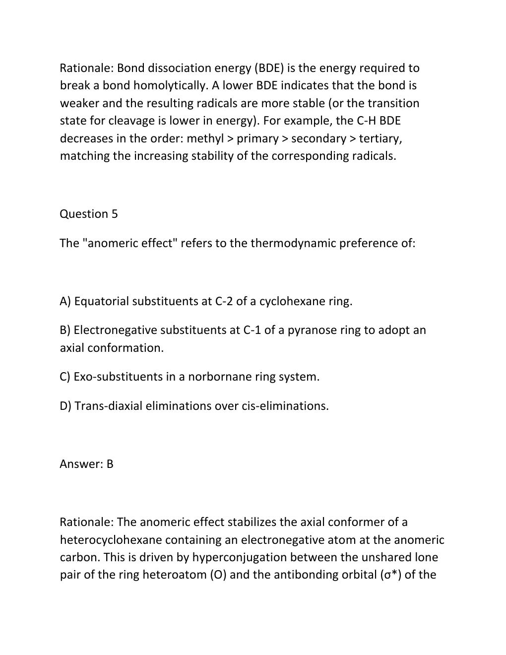 Preview page 5 of COMPLETE TEST BANK Advanced Organic Chemistry Part A Structure and Mechanisms
