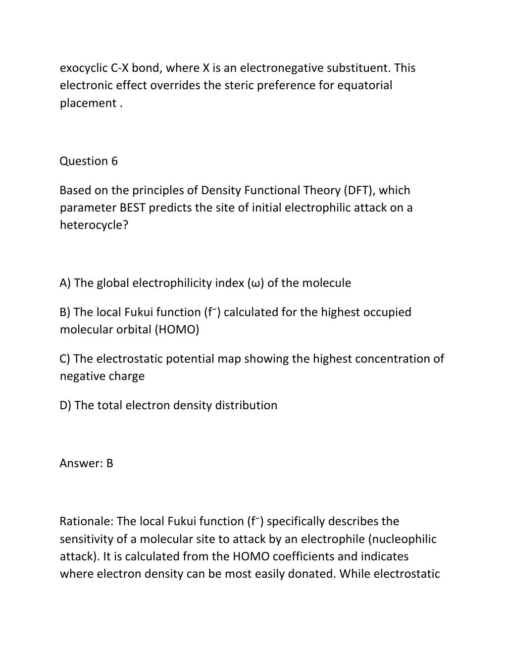 Preview page 6 of COMPLETE TEST BANK Advanced Organic Chemistry Part A Structure and Mechanisms
