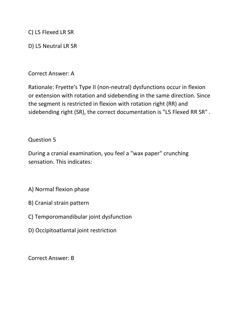 Preview page 4 of COMSAE Phase 1 Form 116 — 200 Practice Questions with Verified Answers & Rationales ...