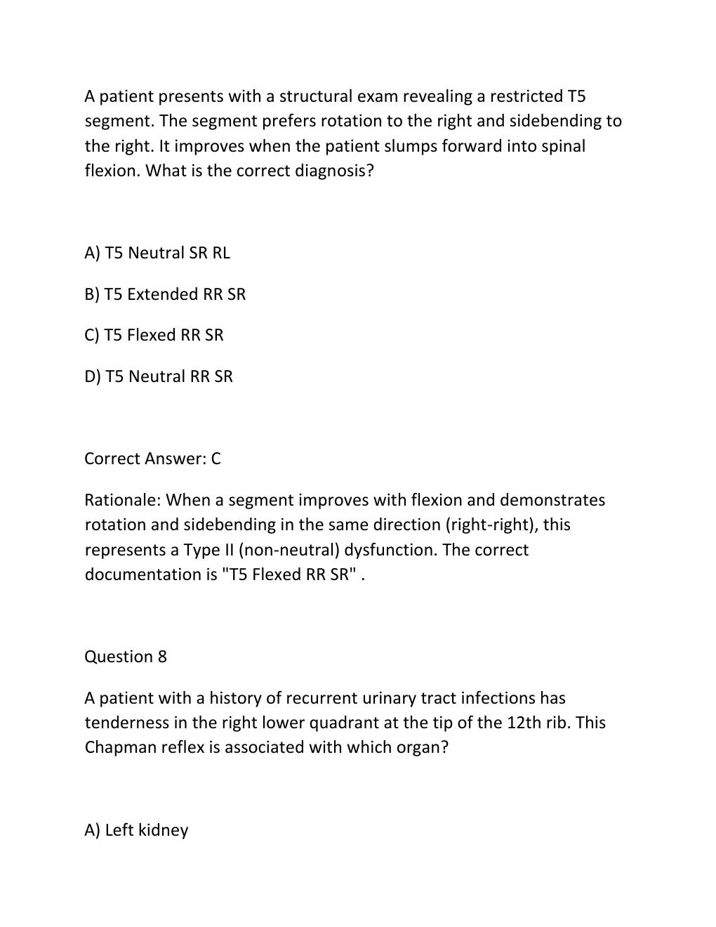 Preview page 6 of COMSAE Phase 1 Form 116 — 200 Practice Questions with Verified Answers & Rationales ...