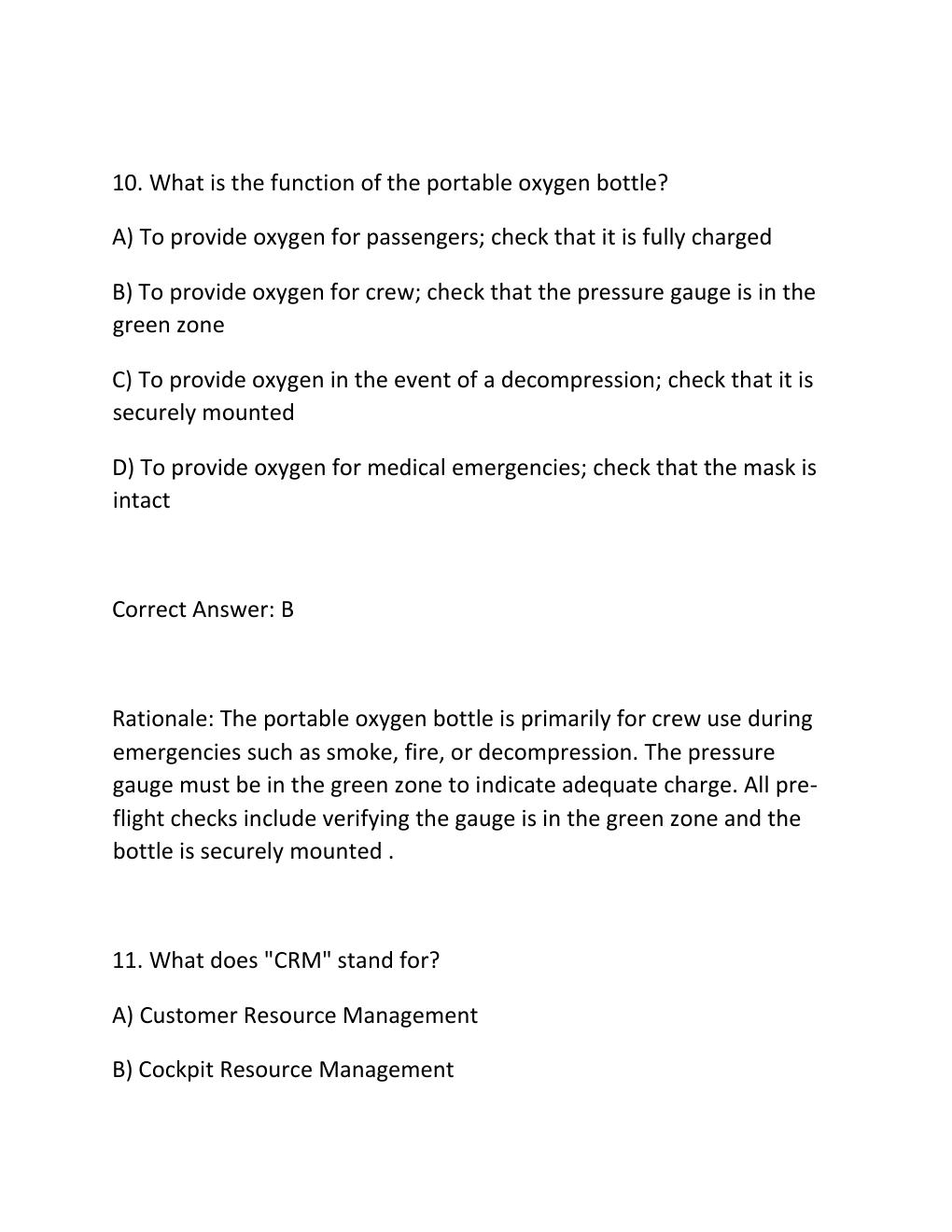 Preview page 7 of Delta Flight Attendant Final Training Exam Complete 300-Question Practice Test Bank  2026,.......