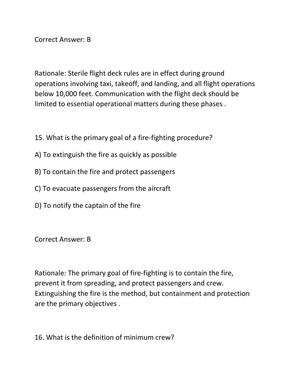 Preview page 10 of Delta Flight Attendant Final Training Exam Complete 300-Question Practice Test Bank  2026,.......