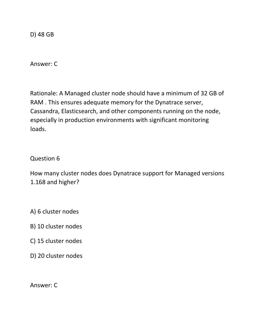 Preview page 5 of DYNATRACE PROFESSIONAL CERTIFICATION WRITTEN EXAM Complete Practice Test Bank  2026