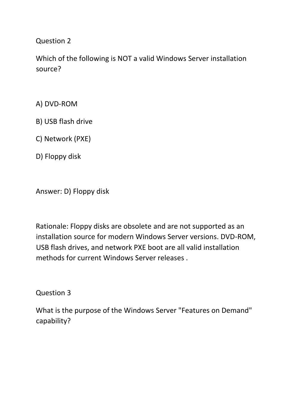 Preview page 2 of HYBRID SERVER PRO CORE CERTIFICATION Complete Practice Test Bank 300 Exam