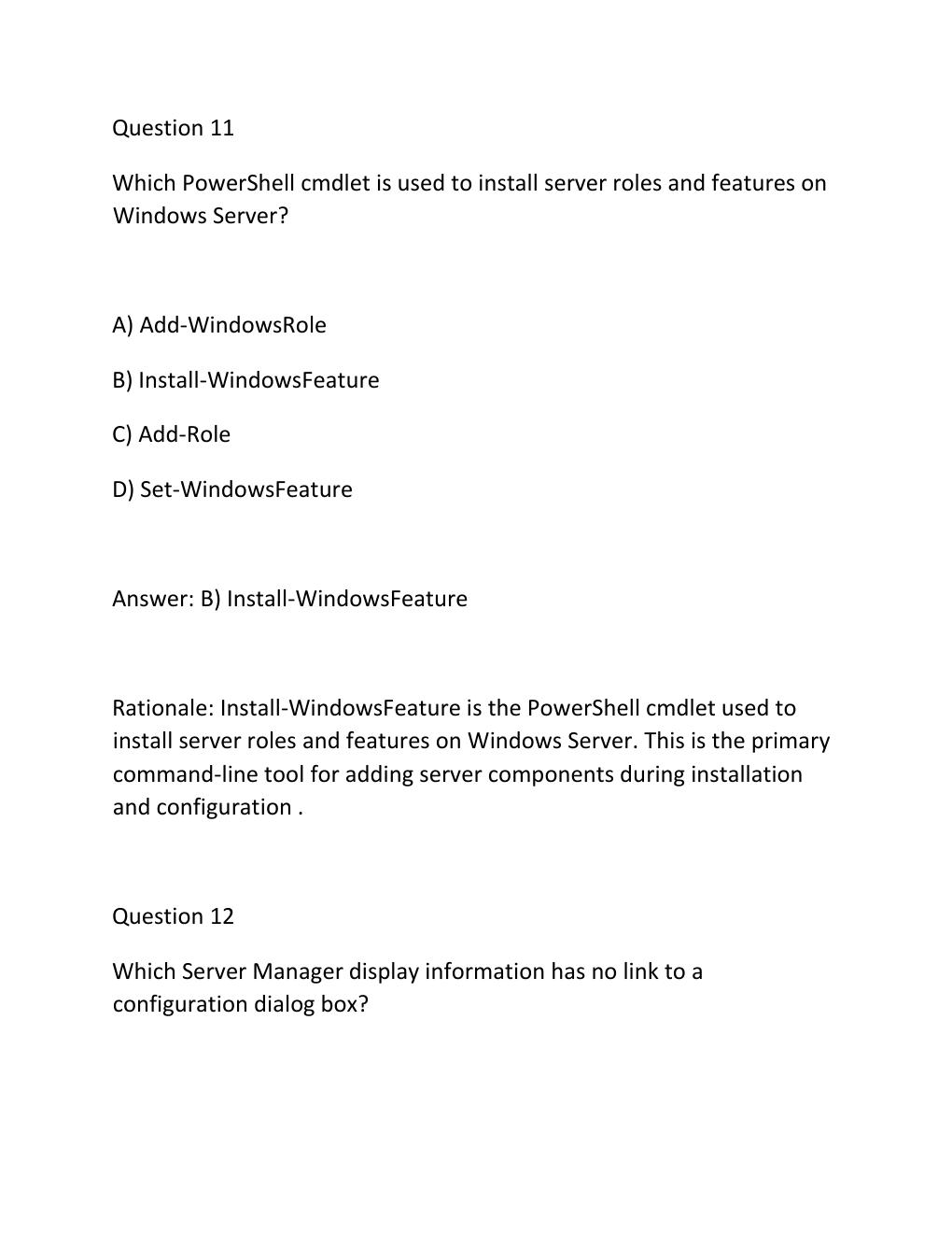 Preview page 9 of HYBRID SERVER PRO CORE CERTIFICATION Complete Practice Test Bank 300 Exam