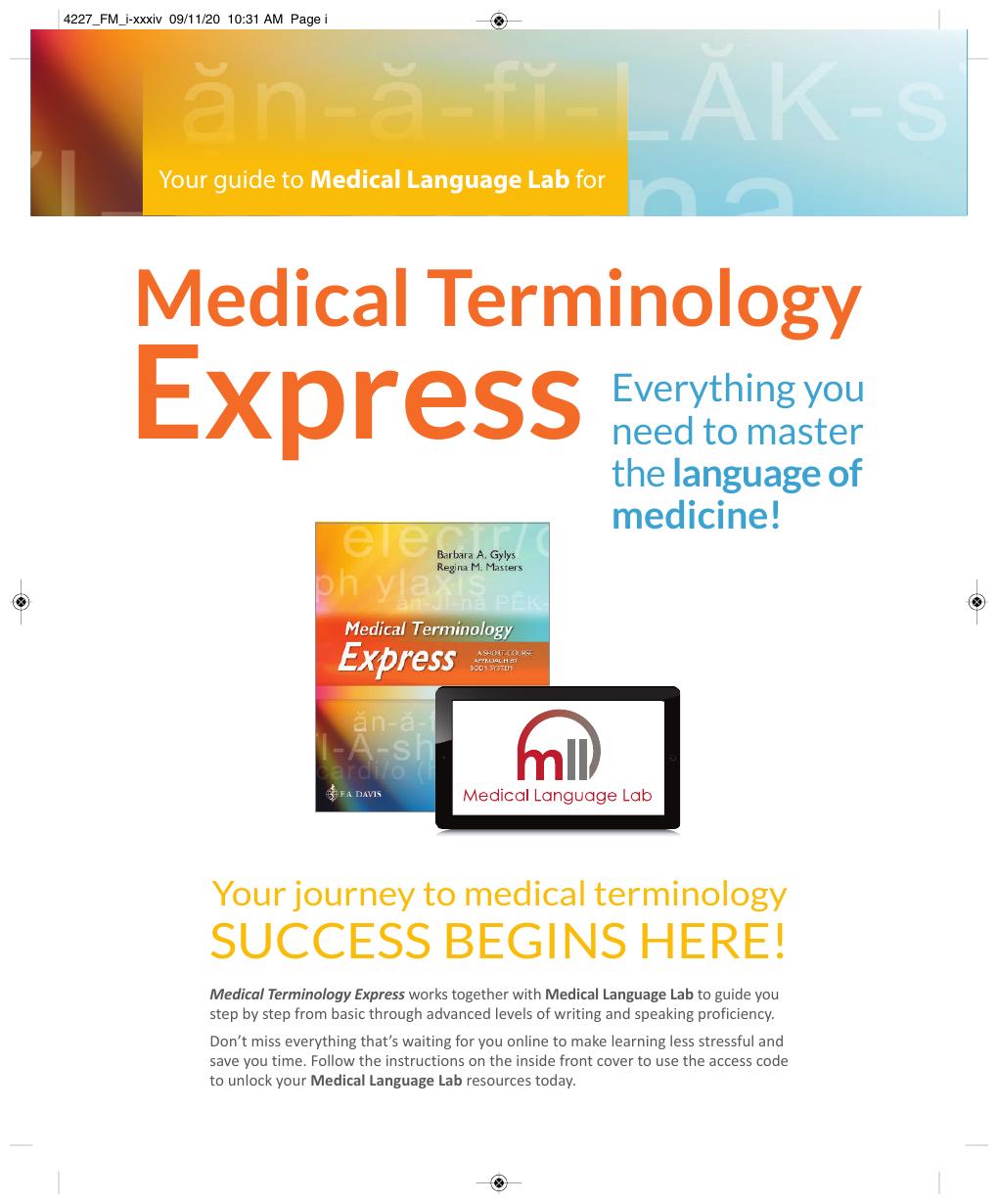 Preview page 2 of eBook Medical Terminology Express 3rd