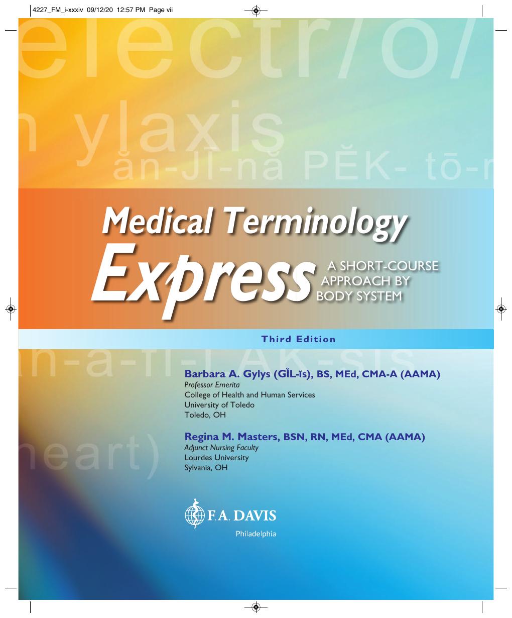 Preview page 8 of eBook Medical Terminology Express 3rd