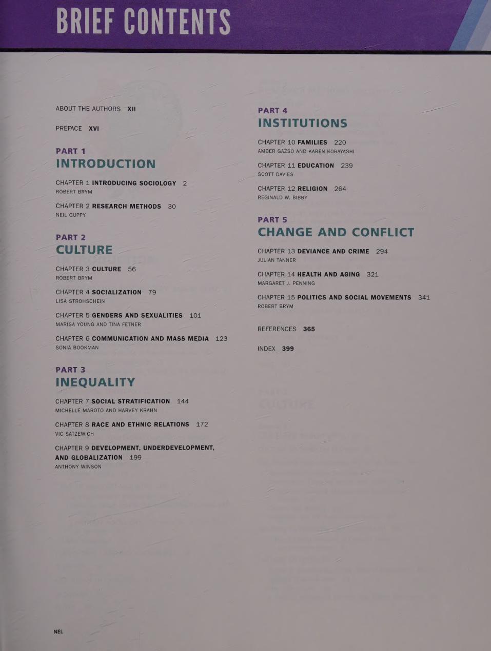 Preview page 5 of New Society 9th Edition By Robert J. Brym