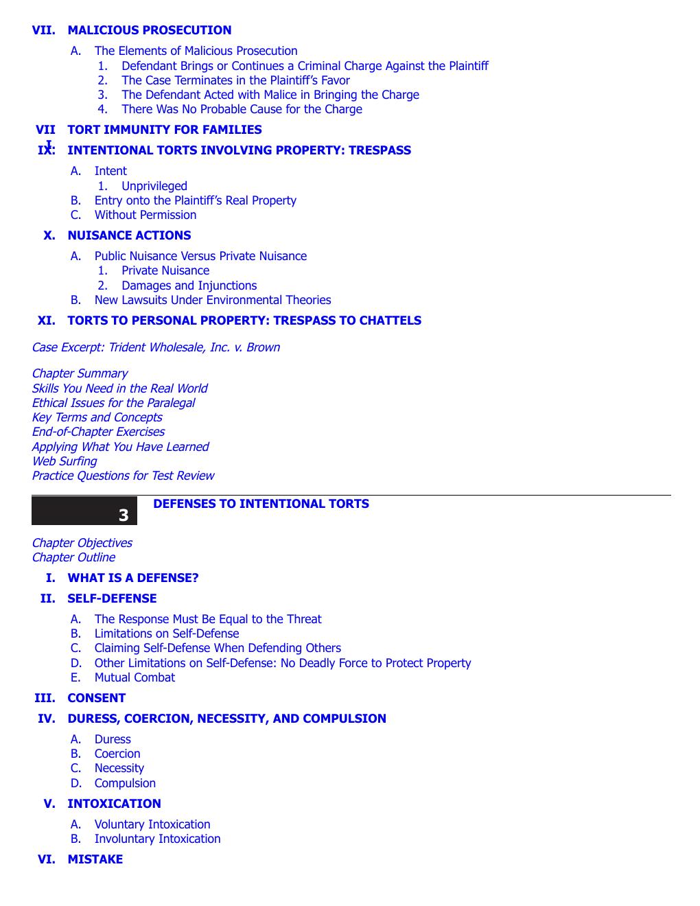 Preview page 10 of Tort Law for Paralegals 8th Neal Bevans  eBook