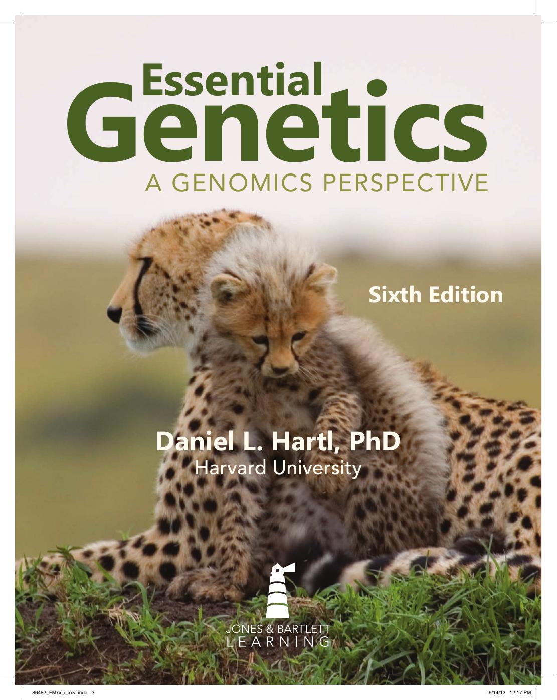 Preview page 4 of Essential Genetics A Genomics Perspect 6th Edition By Daniel Hartl eBook