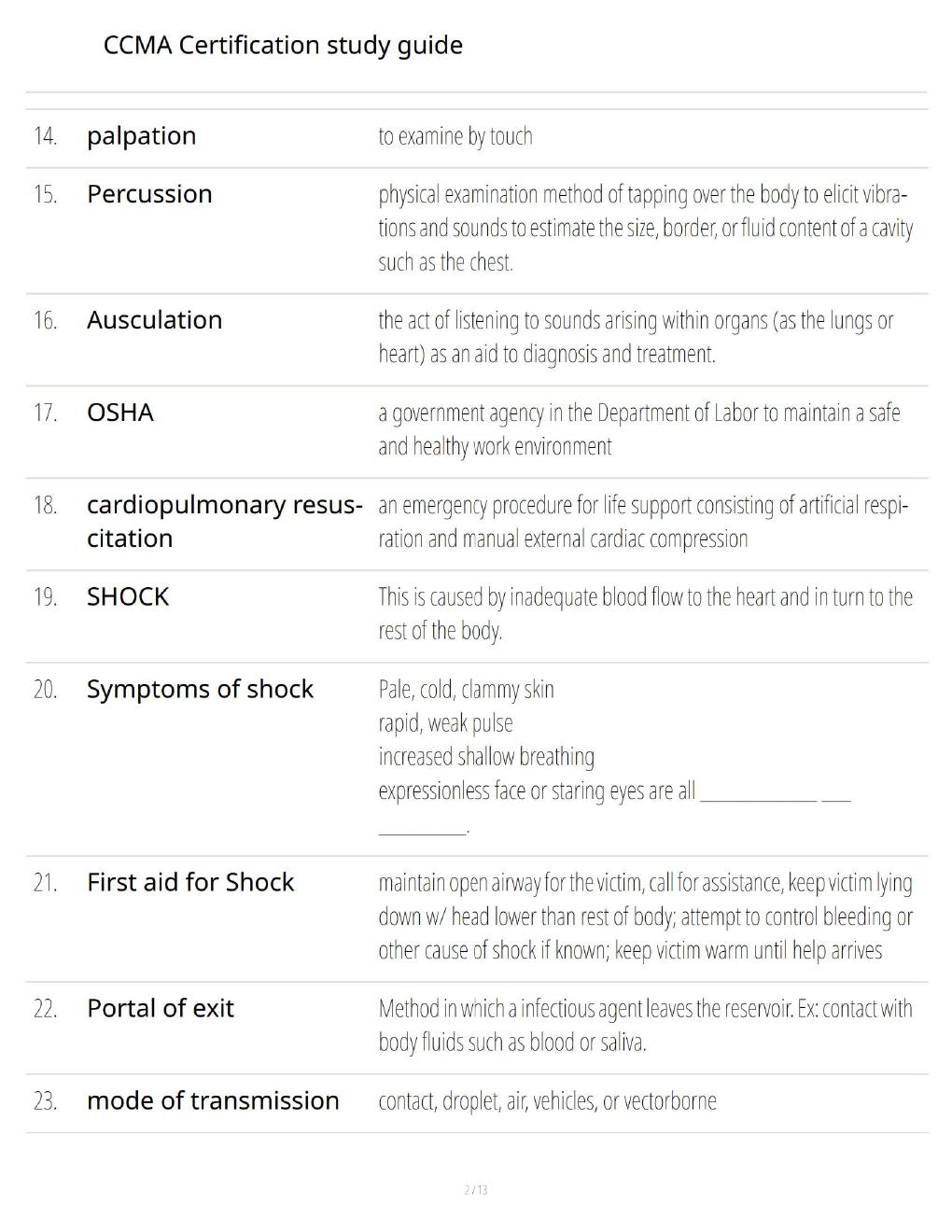 Preview page 2 of CCMA Certification Study Guide 2026 – Comprehensive Clinical Medical Assistant Review, Practice Questions & Exam Prepara