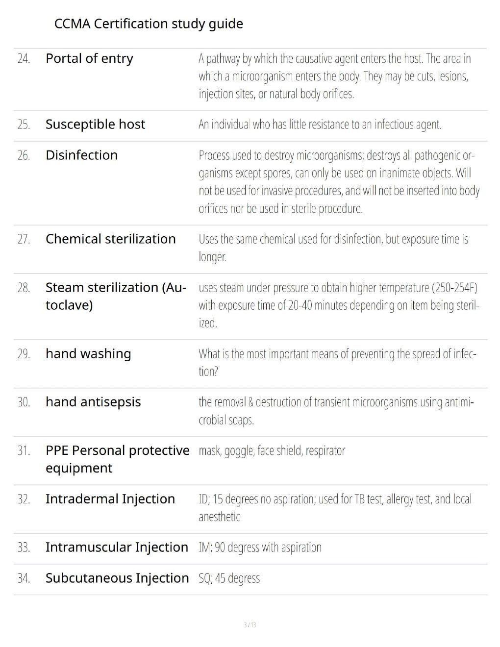 Preview page 3 of CCMA Certification Study Guide 2026 – Comprehensive Clinical Medical Assistant Review, Practice Questions & Exam Prepara