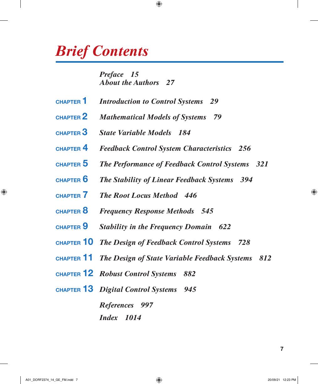 Preview page 8 of Modern Control Systems 14th Global Edition By  Richard C Dorf; Robert H Bishop
