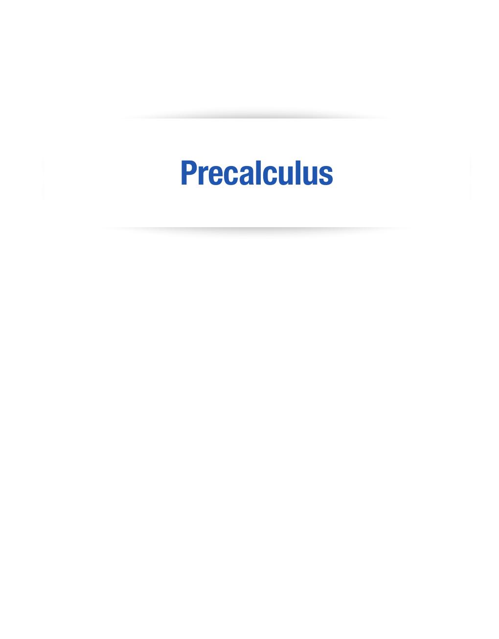 Preview page 5 of Precalculus 7th edition By Robert F. Blitzer