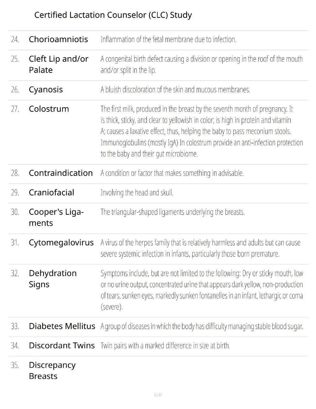 Preview page 3 of Certified Lactation Counselor (CLC) Study Guide – Comprehensive Breastfeeding Concepts, Practice Questions & Exam Prepar